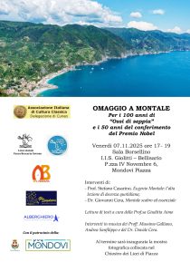OMAGGIO A MONTALE 2025